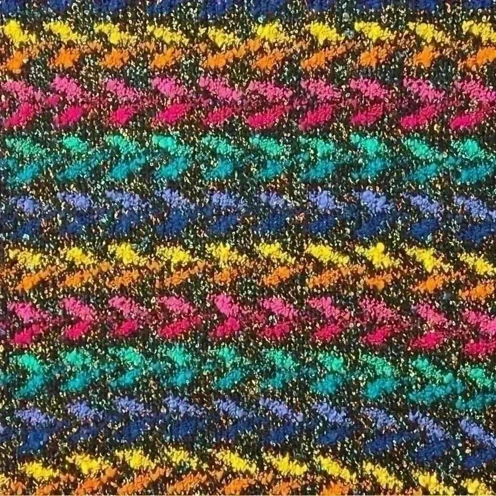 Vintage boucle rainbow knit sweater vest size XL-XXL (see measurements) - Picture 4 of 4